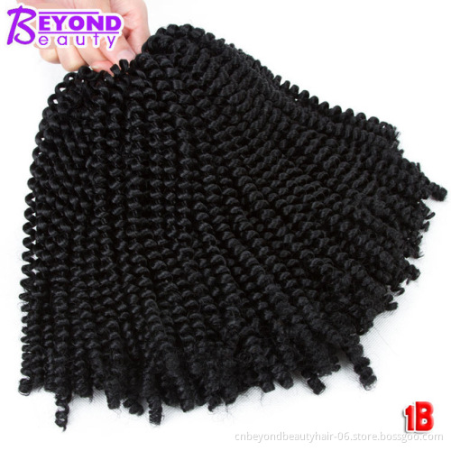 30 strands / piece  Spring Twist Synthetic crochet braid hair Ombre colored spring twist crochet braid hair extension For Kids